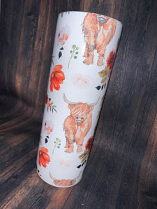 Highland Floral 20oz tumbler