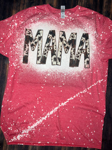 Distressed MaMa T Shirt