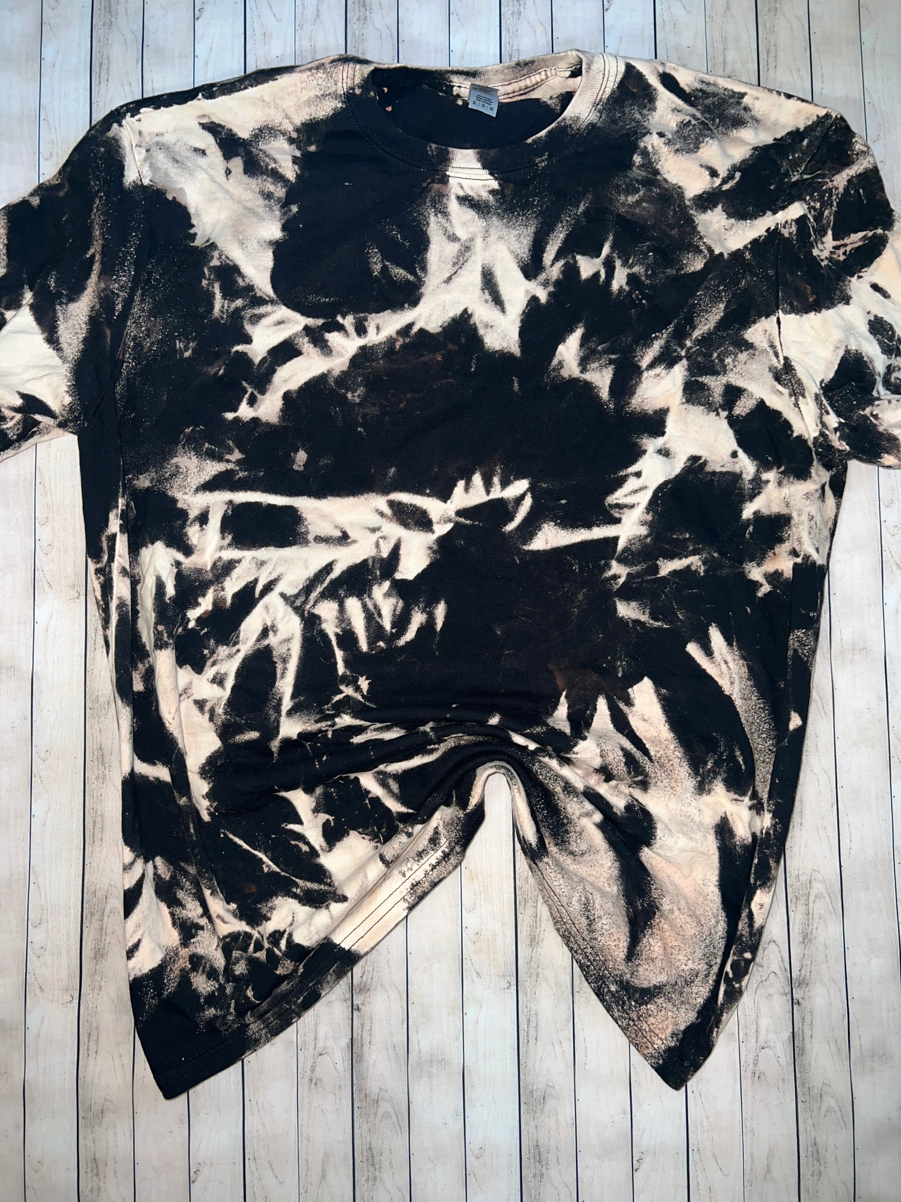 Black Bleached T shirts